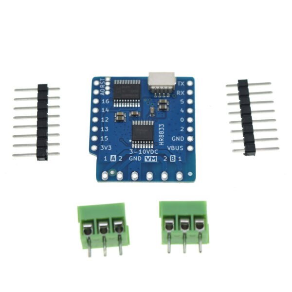 Hr Motor Shield V For Wemos D Mini I C Dual Motor V Kunkune