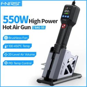 FNIRSI SAG-55 Micro Hot Air Gun with Stand BGA Rework
