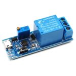 5V-30V Micro USB Power Delay Relay Timer Control Module Trigger Switch Back