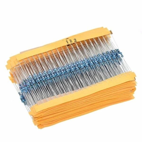 1% 1_4W Metal Film Resistor Assorted Kit 30 Values Total 600pcs 20pc Each