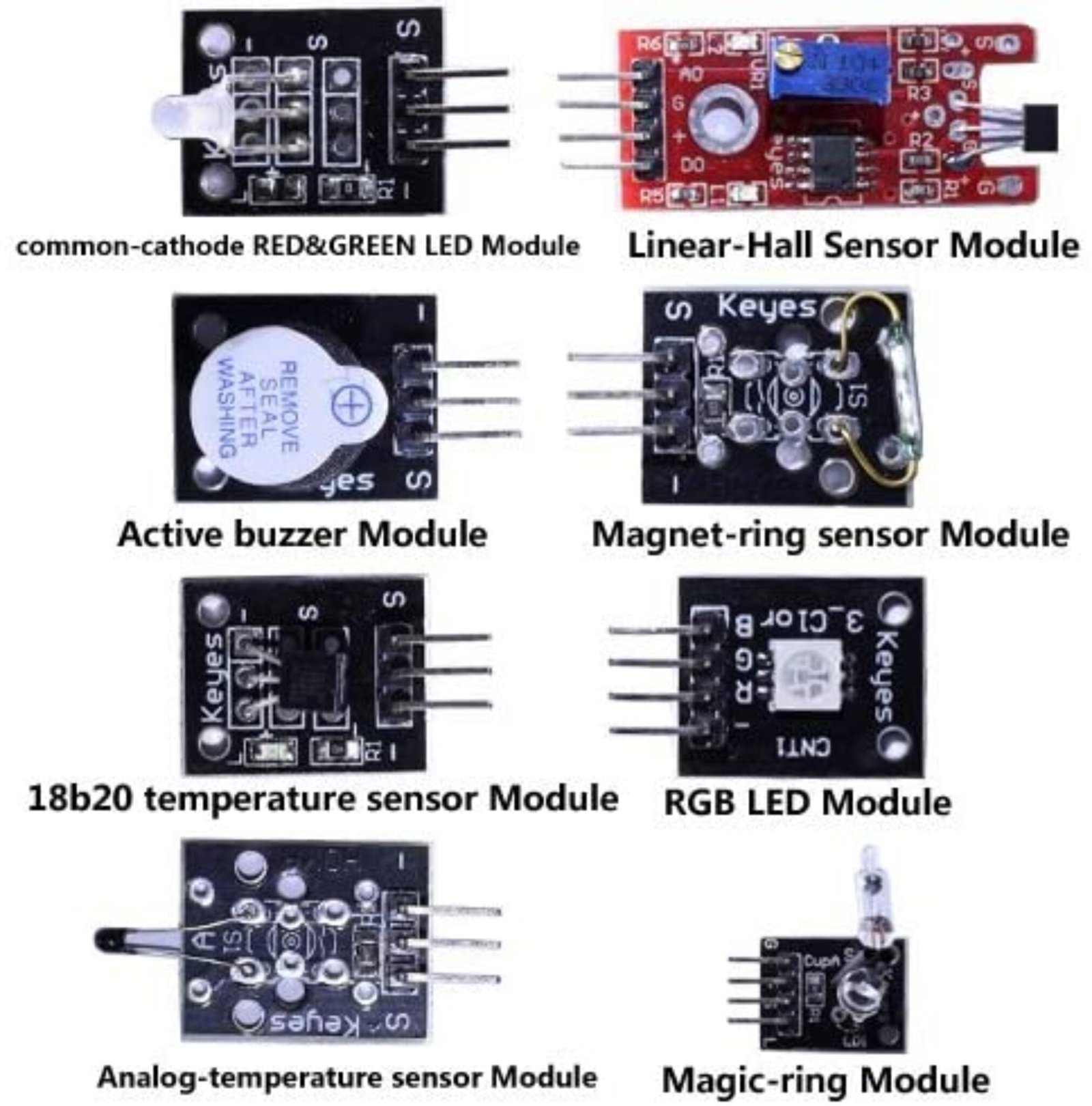 37pcs Sensor Kit for Arduino Online UK- Kunkune