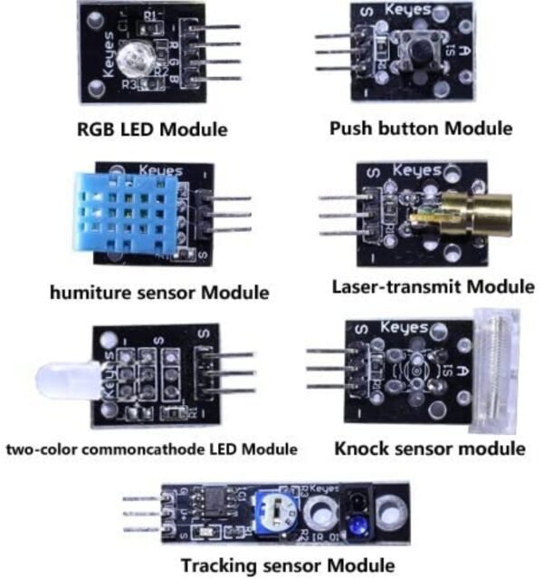 37pcs Sensor Kit for Arduino Online UK- Kunkune