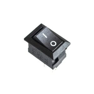 5pcs Rocker Switch Mini Black OnOff 2 pin