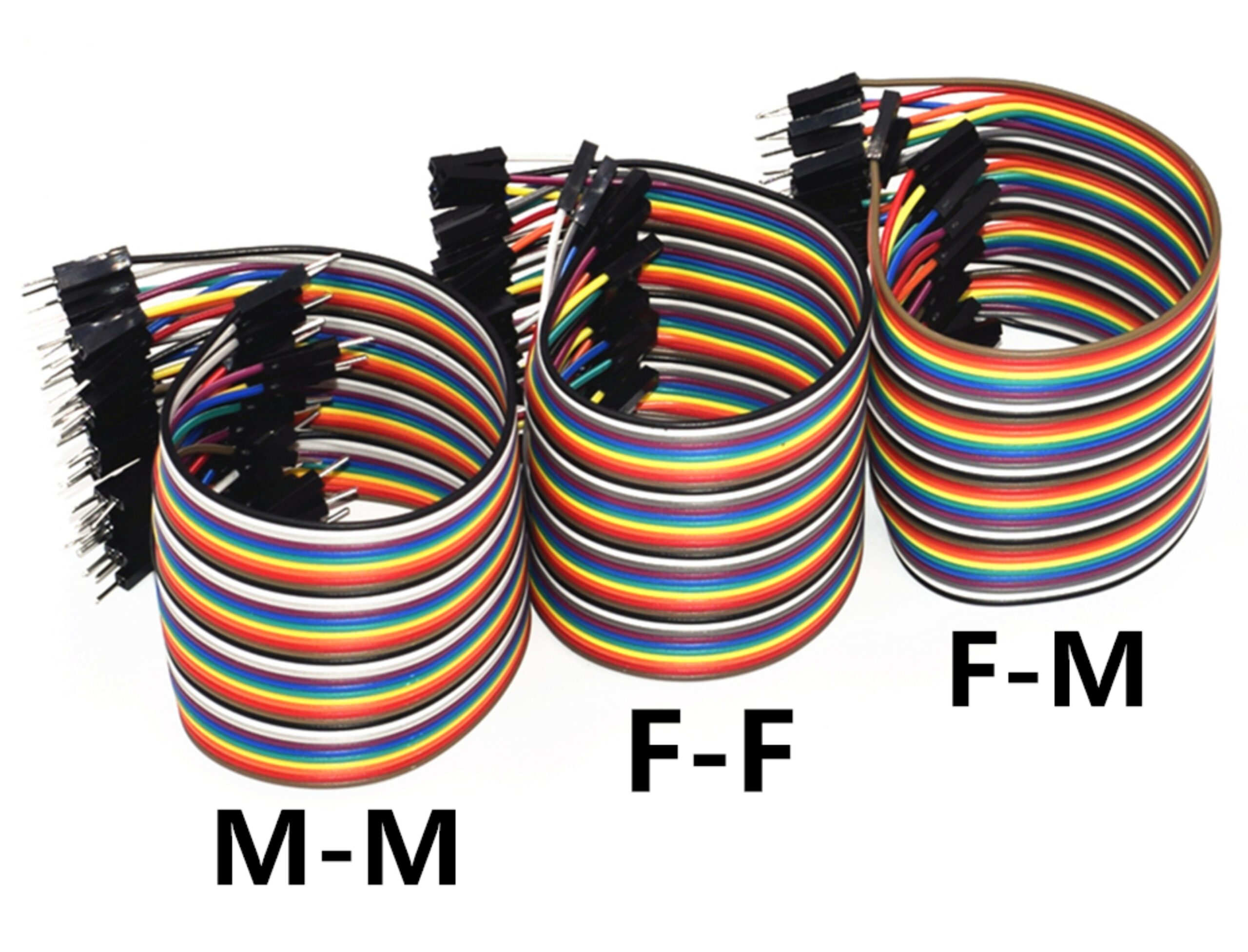 Dupont M-M F-F M-F 40pcs 20cm Jumper Wire Breadboard Cable - Kunkune