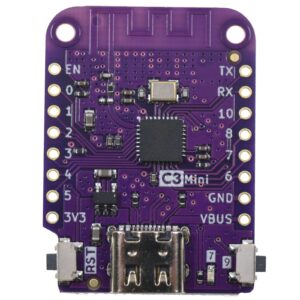 C3 Mini V1.0.0 - LOLIN WIFI Bluetooth IOT Board ESP32-C3 4MB FLASH MicroPython Arduino