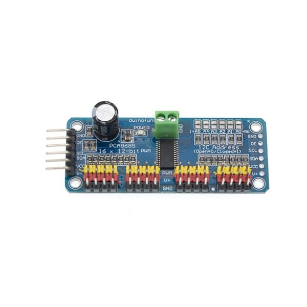 PCA9685PW 16-Channel I2C Servo Shield and LED PWM Driver Board For ...