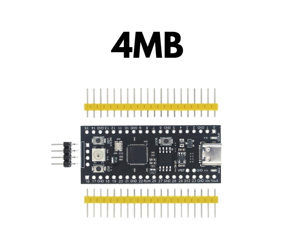 Kunkune RP2040 Board with Type-C USB connector - 4MB version