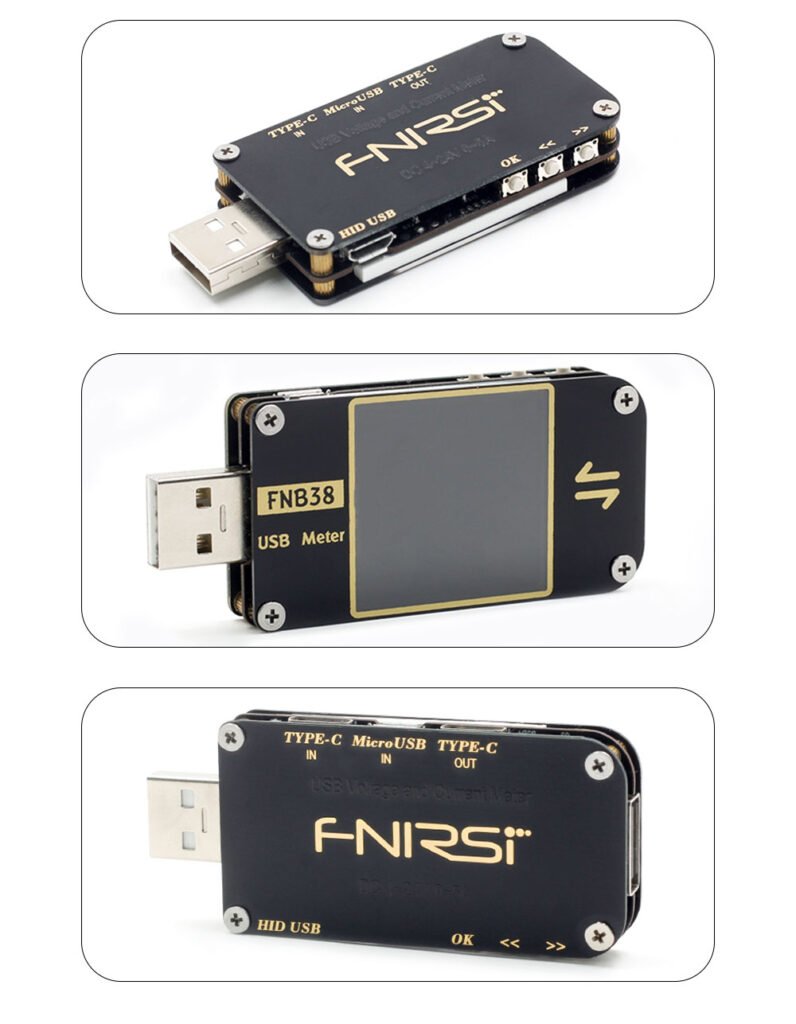 FNIRSI FNB38 Current And Voltage Meter USB Tester - Kunkune