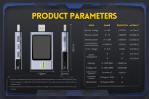 FNB58 USB Tester Voltmeter Ammeter TYPE C Fast Charge Detecti