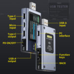 FNB58 USB Tester Voltmeter Ammeter TYPE-C Fast Charge Detection Trigger Capacity Measurement Ripple