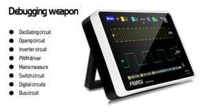 FNIRSI-1013D Digital Tablet Oscilloscope Dual Channel 100M Bandwidth 1GS Sampling Rate Mini Tablet