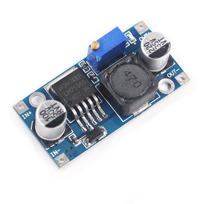 LM2596 2A Buck Converter Step Down Module With LED Voltmeter In
