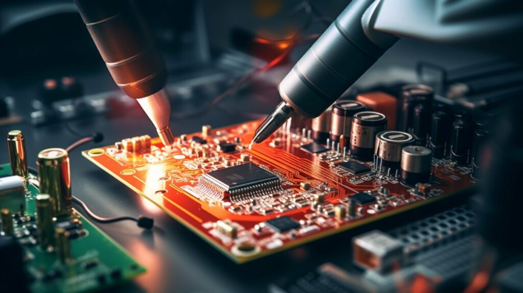 Electronic components troubleshooting