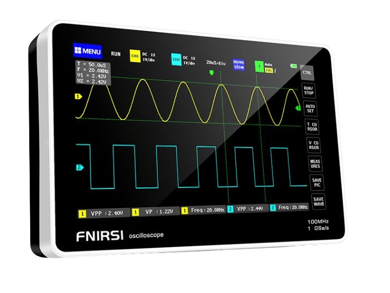 FNIRSI 1013D Digital Tablet Oscilloscope 1