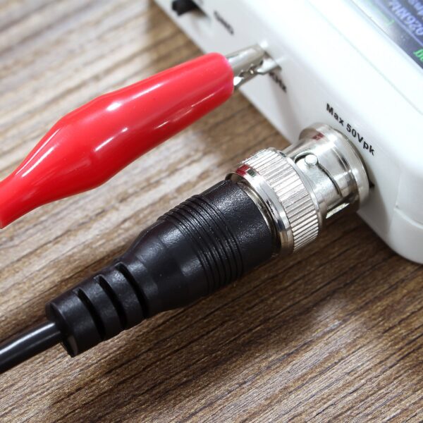 FNIRSI DSO-150 Digital Handheld Pocket Oscilloscope Kit 1MSas 200KHz Analog Bandwidth Support 80KHz PWM connect