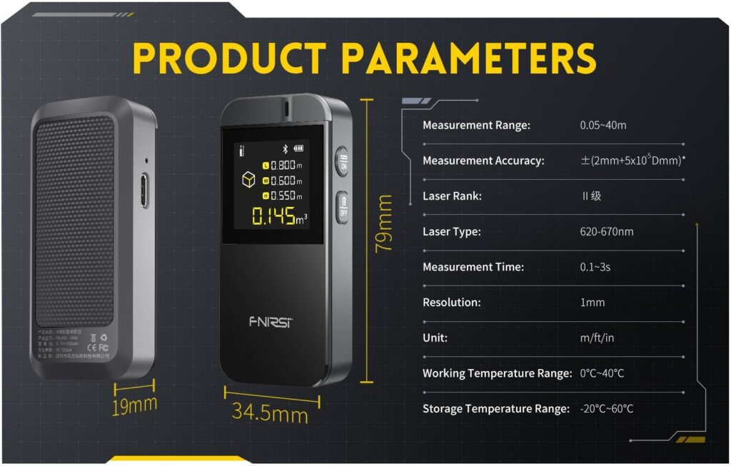 FNIRSI IR40 Smart Laser Rangefind