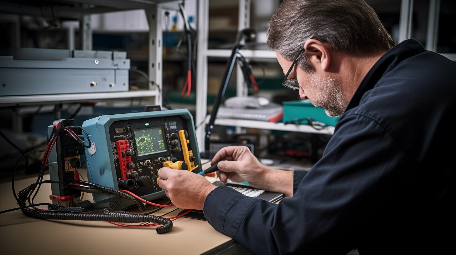 the convenience of electronic test equipment in equipment maintenance