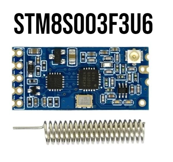 STM8S003F3U6 HC-12 433Mhz SI4463 Wireless Serial Port Module from kunkune.co.uk