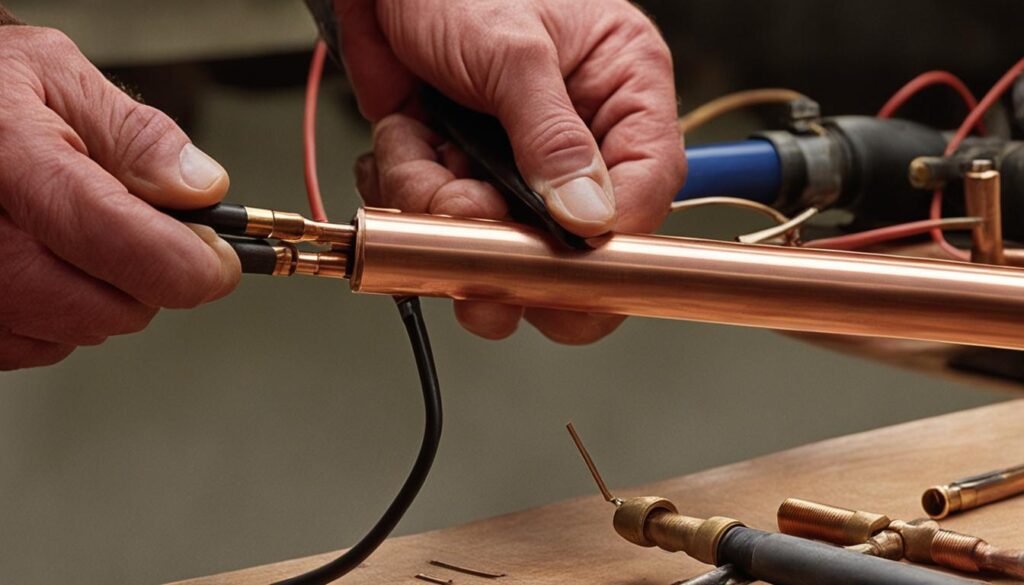 Specialised soldering techniques for plumbing