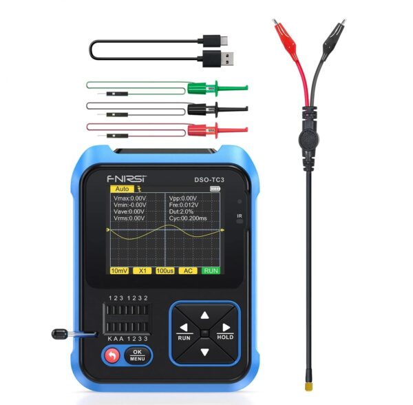 FNIRSI DSO-TC3 Multifunctional 3-in-1 Electronic Testing Tool