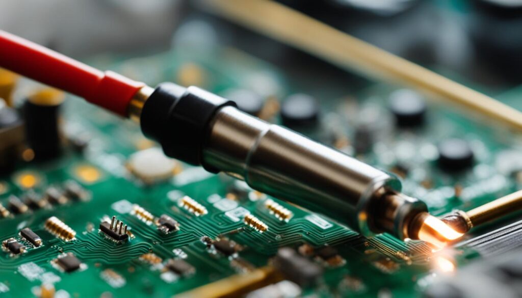 precise electrical soldering in electronics