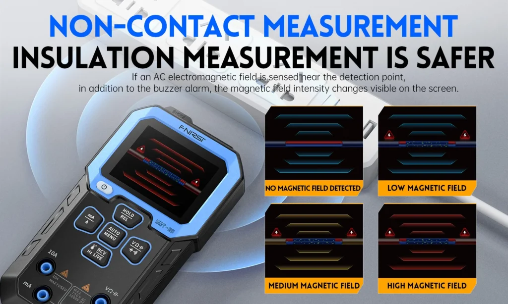 FNIRSI DMT 99 Digital Multimeter 9999 Counts Smart Professional Tester non contact