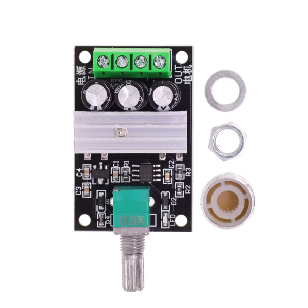 PWM Motor Speed Controller DC 6V - 28VDC 3A 1203BK 3