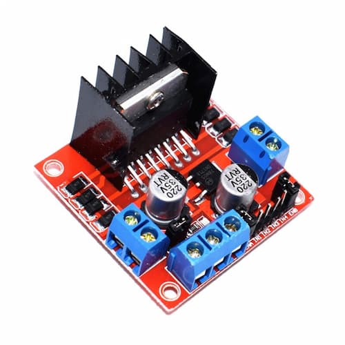 L298N dual H-bridge motor controller for DC and stepper motors