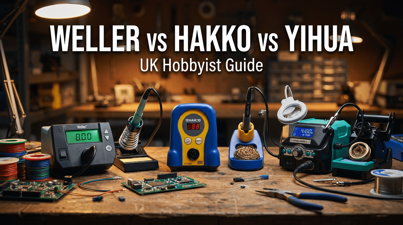 Weller vs Hakko vs YIHUA Soldering Station Comparison for UK Hobbyists